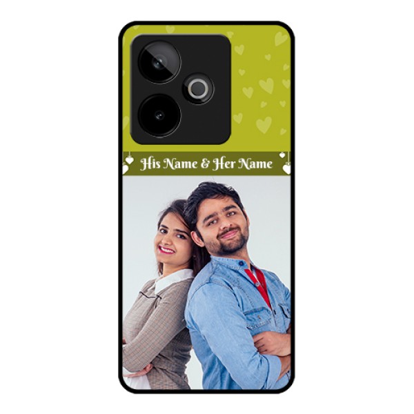 Realme GT 7 5G Custom Glass Phone Case - You & Me Heart Design