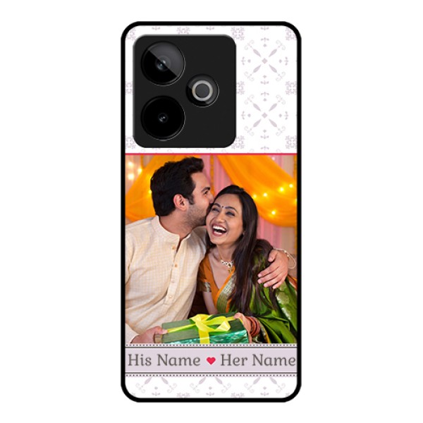 Realme GT 7 5G Custom Glass Phone Case - With Photo And Ethnic Design Realme GT 7 5G Custom Glass Phone Case - With Photo And Ethnic Design