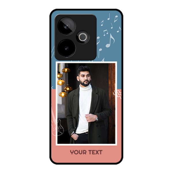 Realme GT 7 5G Custom Glass Phone Case - With Color Musical Note Design Realme GT 7 5G Custom Glass Phone Case - With Color Musical Note Design