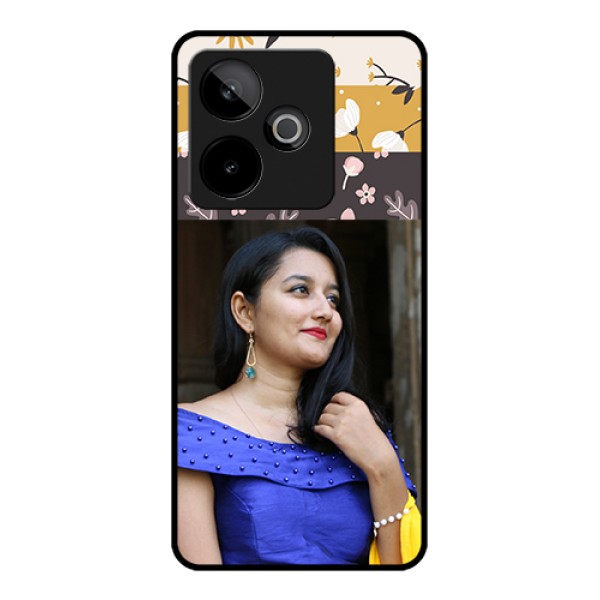 Realme GT 7 5G Custom Glass Phone Case - Stylish Floral Design