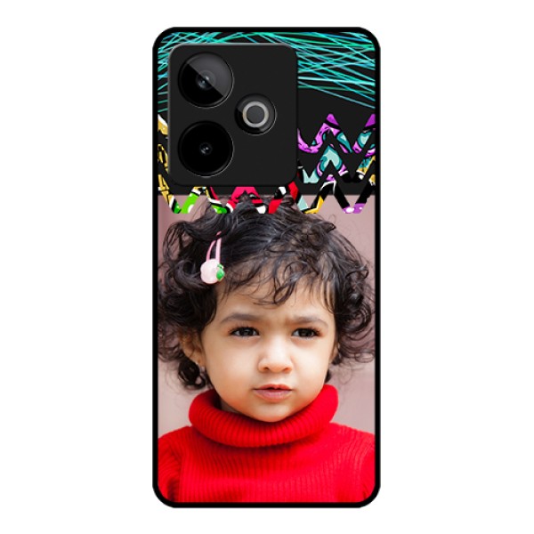 Realme GT 7 5G Custom Glass Phone Case - Neon Abstract Design