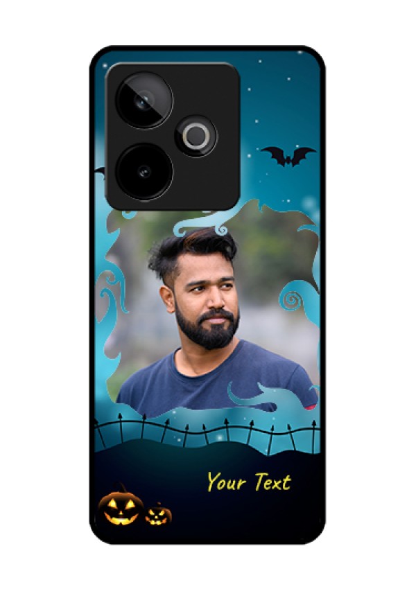 Realme GT 7 5G Custom Glass Phone Case - Halloween Frame Design
