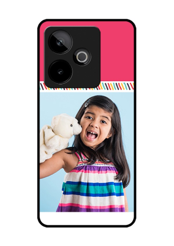 Realme GT 7 5G Custom Glass Phone Case - Line Art Design