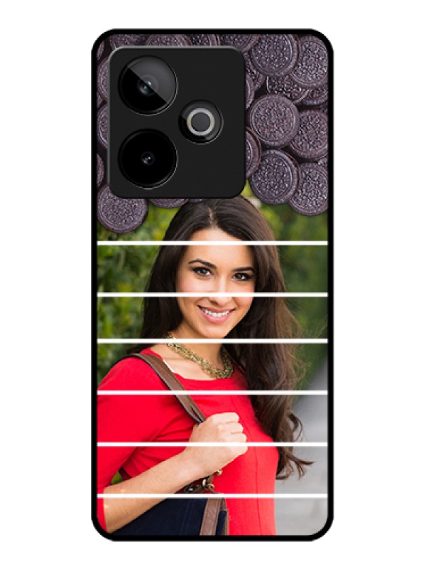 Custom Realme GT 7 5G Custom Glass Phone Case - With Oreo Biscuit Design