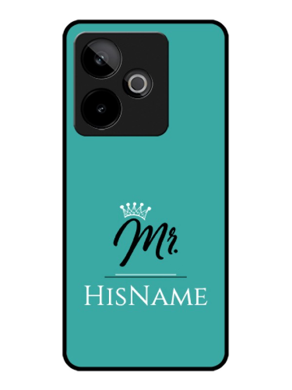 Custom Realme GT 7 5G Custom Glass Phone Case - Mr With Name Design