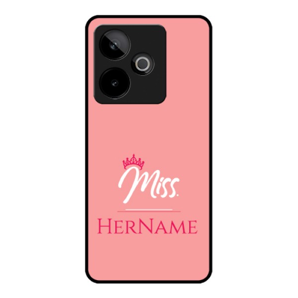 Realme GT 7 5G Custom Glass Phone Case - Mrs With Name Design