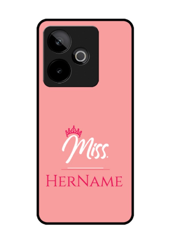 Realme GT 7 5G Custom Glass Phone Case - Mrs With Name Design