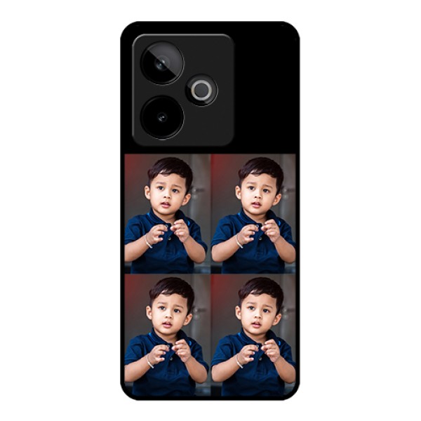 Realme GT 7 5G Custom Glass Phone Case - 4 Image Holder Design