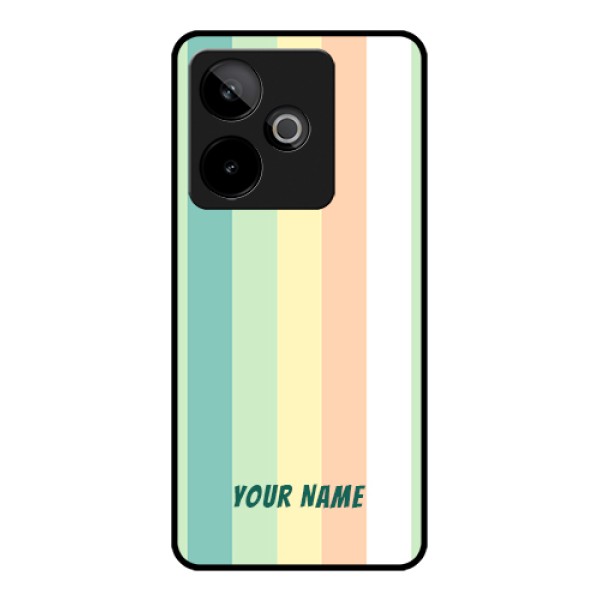 Realme GT 7 5G Custom Glass Phone Case - Multi - Colour Stripes Design Realme GT 7 5G Custom Glass Phone Case - Multi - Colour Stripes Design