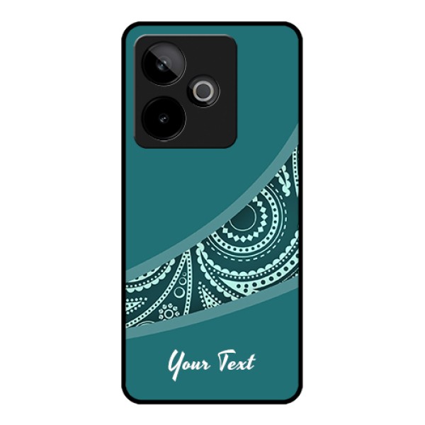 Realme GT 7 5G Custom Glass Phone Case - Semi Visible Floral Design