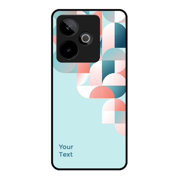Realme GT 7 5G Custom Glass Phone Case - Stylish Semi - Circle Pattern Design Realme GT 7 5G Custom Glass Phone Case - Stylish Semi - Circle Pattern Design
