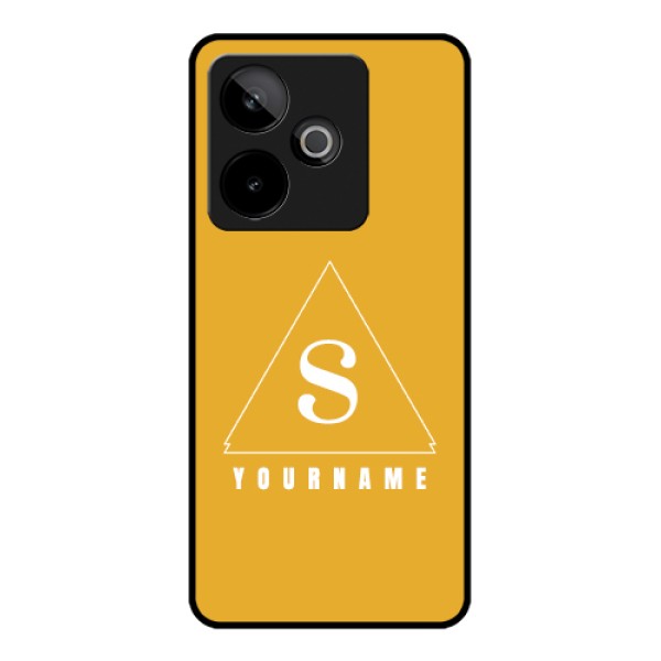 Realme GT 7 5G Custom Glass Phone Case - Simple Triangle Design Realme GT 7 5G Custom Glass Phone Case - Simple Triangle Design