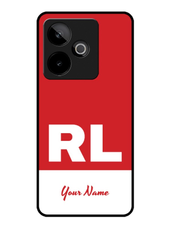 Custom Realme GT 7 5G Custom Glass Phone Case - Dual Tone Custom Text Design