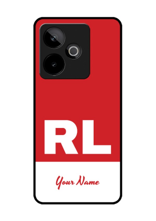Realme GT 7 5G Custom Glass Phone Case - Dual Tone Custom Text Design