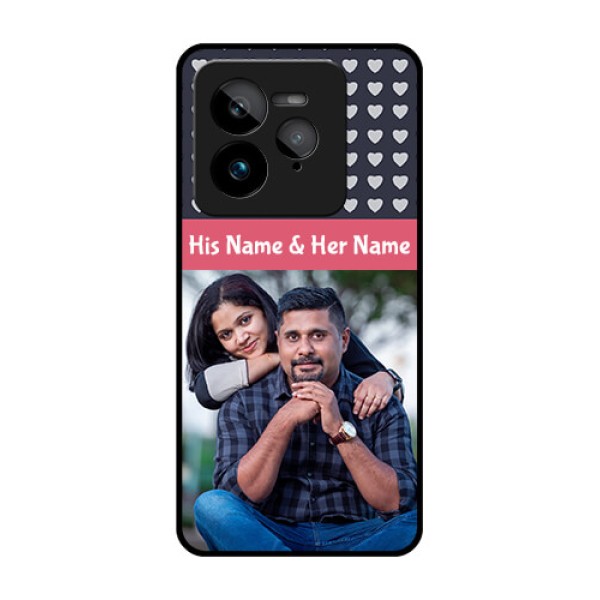 Realme GT 7 Pro Custom Glass Phone Case - Love Symbols Design