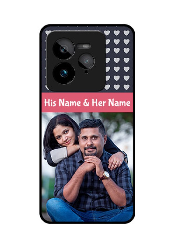 Realme GT 7 Pro Custom Glass Phone Case - Love Symbols Design