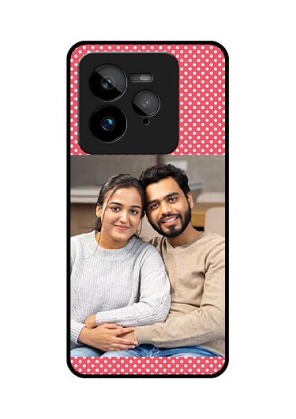 Realme GT 7 Pro Custom Glass Phone Case - White Dotted Design