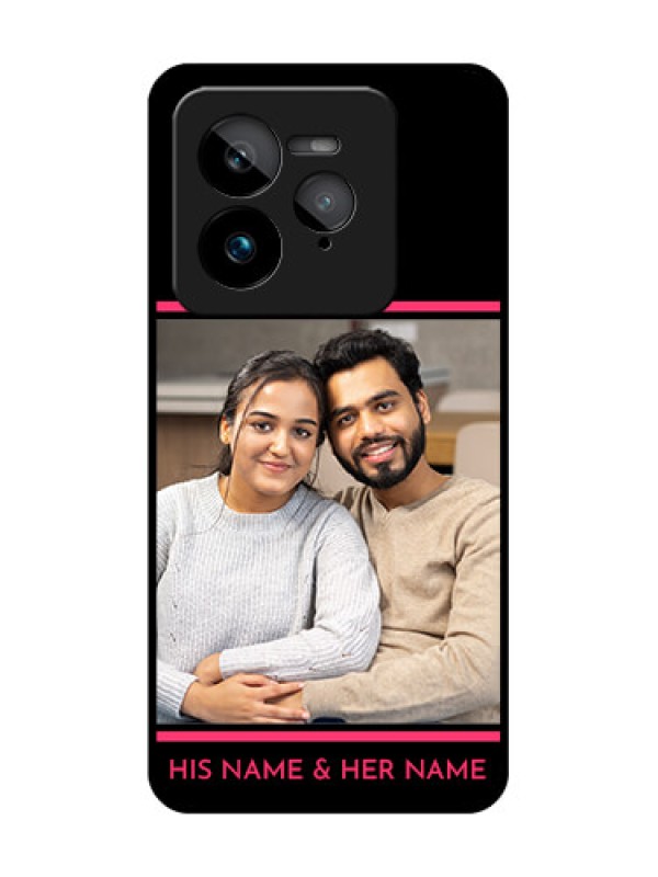 Custom Realme GT 7 Pro Custom Glass Phone Case - With Add Text Design