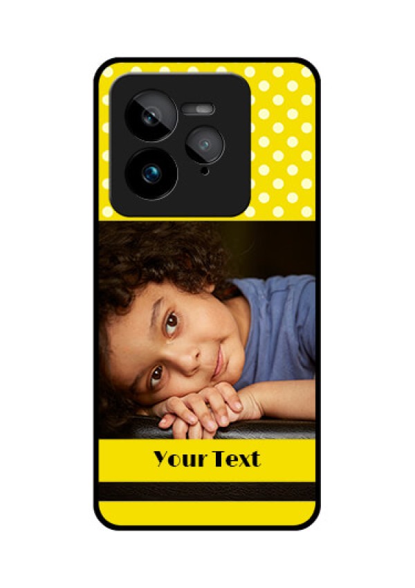 Realme GT 7 Pro Custom Glass Phone Case - Bright Yellow Case Design