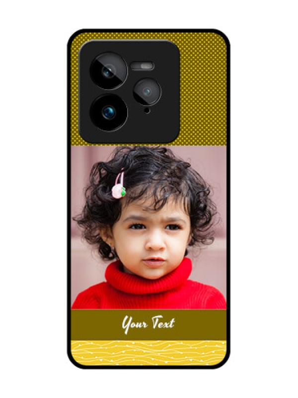 Custom Realme GT 7 Pro Custom Glass Phone Case - Simple Green Color Design