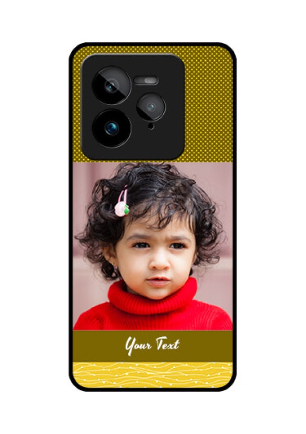 Realme GT 7 Pro Custom Glass Phone Case - Simple Green Color Design
