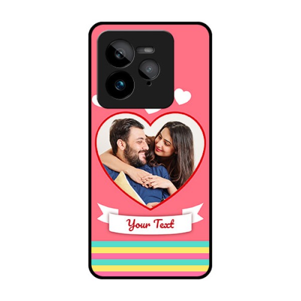 Realme GT 7 Pro Custom Glass Phone Case - Love Shapes Doodle Design Realme GT 7 Pro Custom Glass Phone Case - Love Shapes Doodle Design