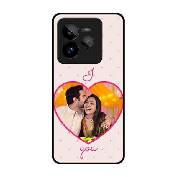 Realme GT 7 Pro Custom Glass Phone Case - Heart Shape Design