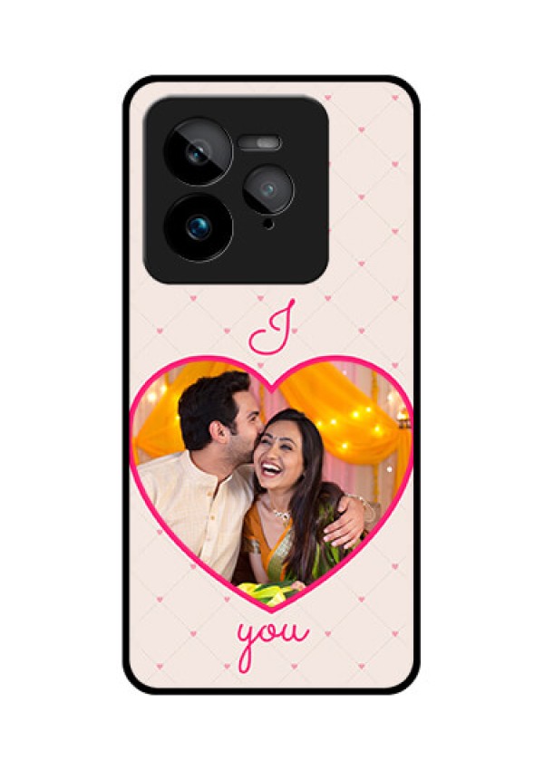 Realme GT 7 Pro Custom Glass Phone Case - Heart Shape Design