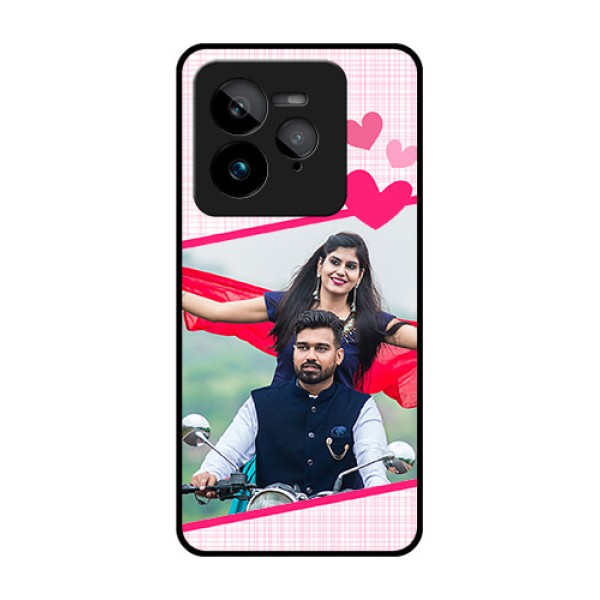 Realme GT 7 Pro Custom Glass Phone Case - Love Shape Heart Design