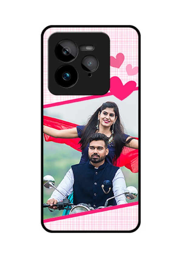 Realme GT 7 Pro Custom Glass Phone Case - Love Shape Heart Design