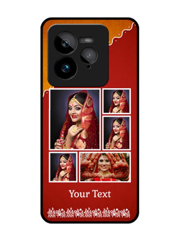 Custom Realme GT 7 Pro Custom Glass Phone Case - Wedding Pic Upload Design