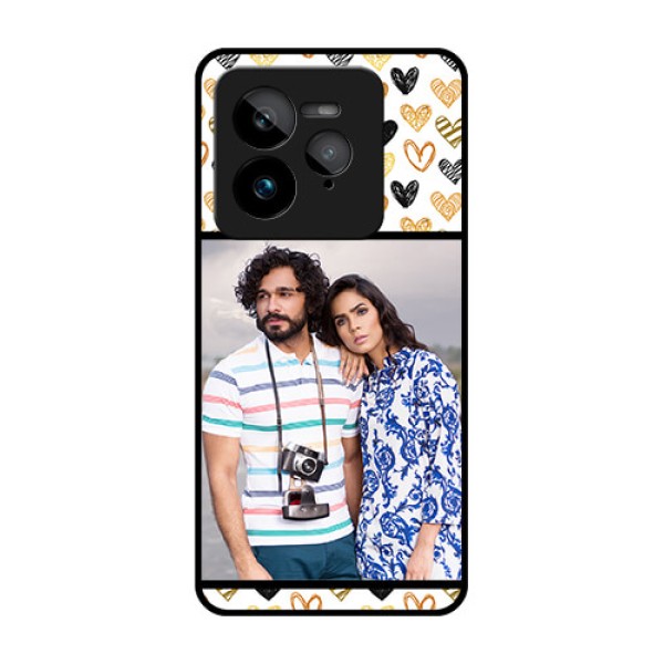 Realme GT 7 Pro Custom Glass Phone Case - Love Symbol Design