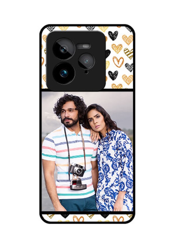 Realme GT 7 Pro Custom Glass Phone Case - Love Symbol Design