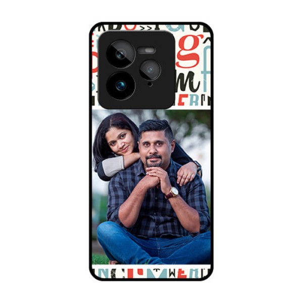 Realme GT 7 Pro Custom Glass Phone Case - Alphabet Design