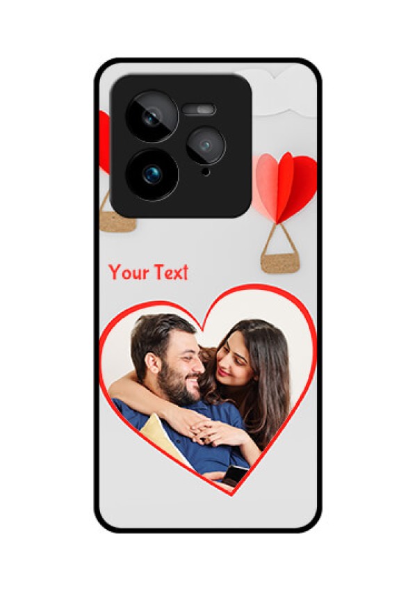 Realme GT 7 Pro Custom Glass Phone Case - Parachute Love Design