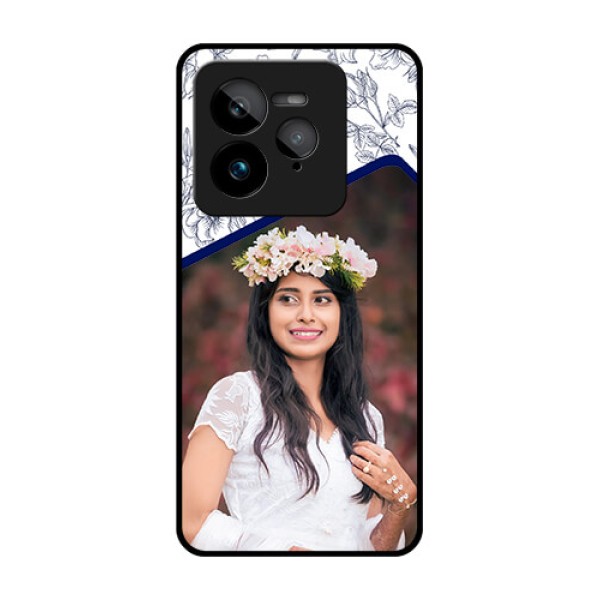 Realme GT 7 Pro Custom Glass Phone Case - Classy Floral Design Realme GT 7 Pro Custom Glass Phone Case - Classy Floral Design