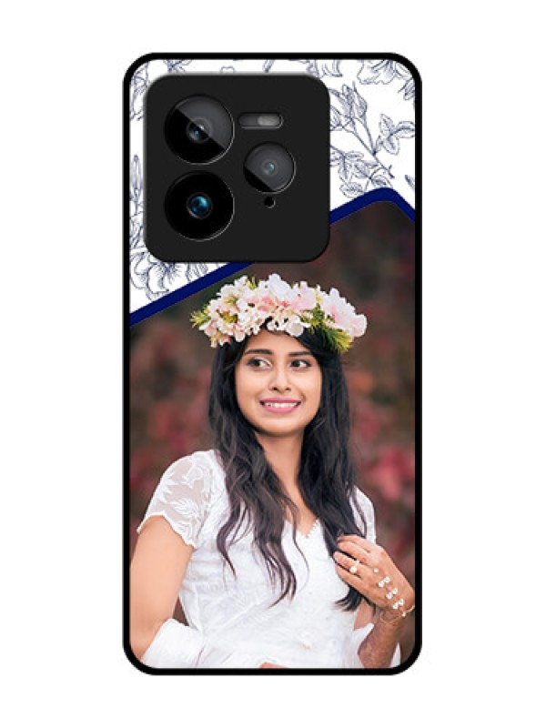 Custom Realme GT 7 Pro Custom Glass Phone Case - Classy Floral Design