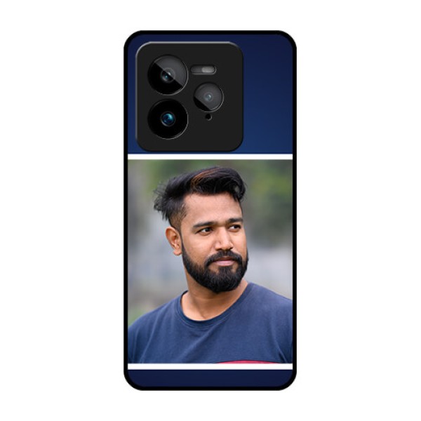 Realme GT 7 Pro Custom Glass Phone Case - Simple Royal Blue Design Realme GT 7 Pro Custom Glass Phone Case - Simple Royal Blue Design