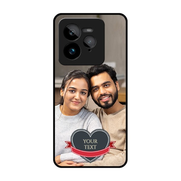 Realme GT 7 Pro Custom Glass Phone Case - Just Married Couple Design Realme GT 7 Pro Custom Glass Phone Case - Just Married Couple Design