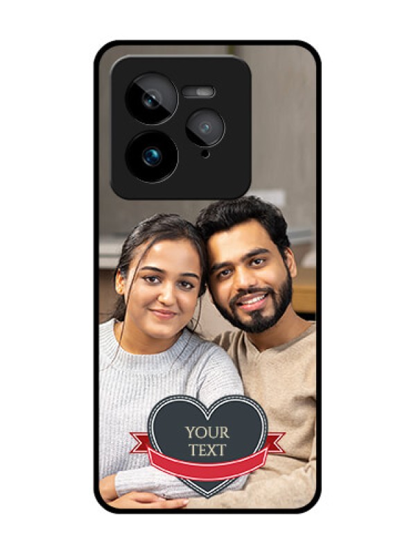 Custom Realme GT 7 Pro Custom Glass Phone Case - Just Married Couple Design