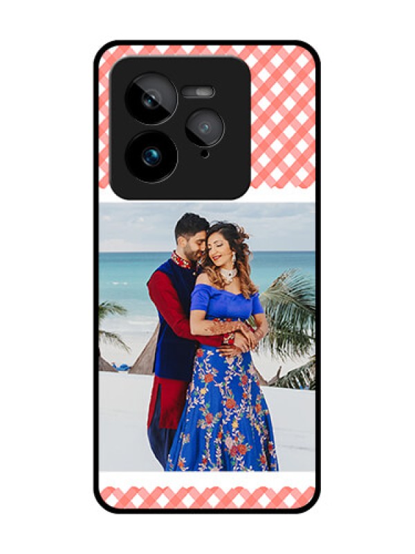 Custom Realme GT 7 Pro Custom Glass Phone Case - Pink Pattern Design