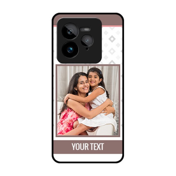 Realme GT 7 Pro Custom Glass Phone Case - Simple Diamond Design Realme GT 7 Pro Custom Glass Phone Case - Simple Diamond Design