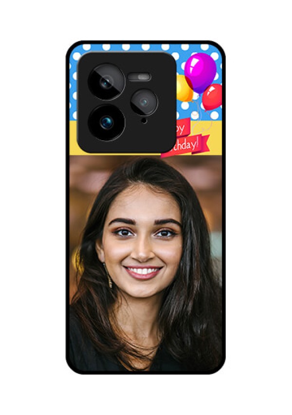 Realme GT 7 Pro Custom Glass Phone Case - Happy Birthday Design