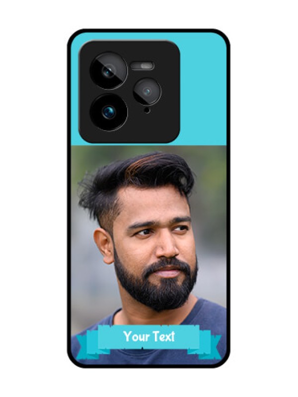 Custom Realme GT 7 Pro Custom Glass Phone Case - Blue Color Design