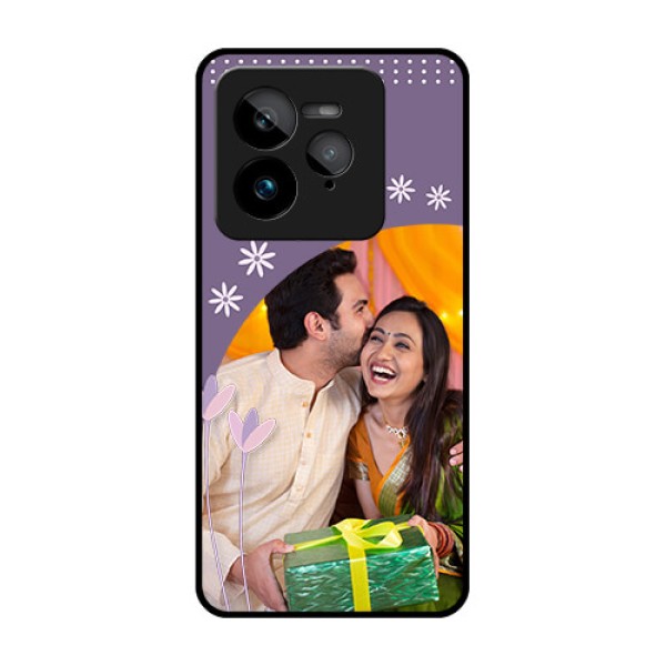 Realme GT 7 Pro Custom Glass Phone Case - Lavender Flowers Design Realme GT 7 Pro Custom Glass Phone Case - Lavender Flowers Design