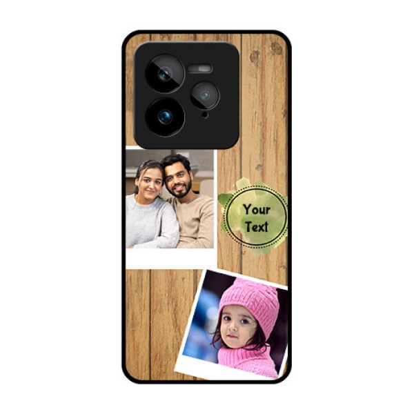 Realme GT 7 Pro Custom Glass Phone Case - Wooden Texture Design