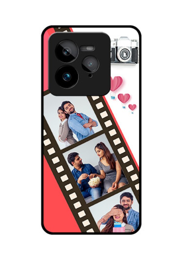 Realme GT 7 Pro Custom Glass Phone Case - 3 Image Holder With Film Reel