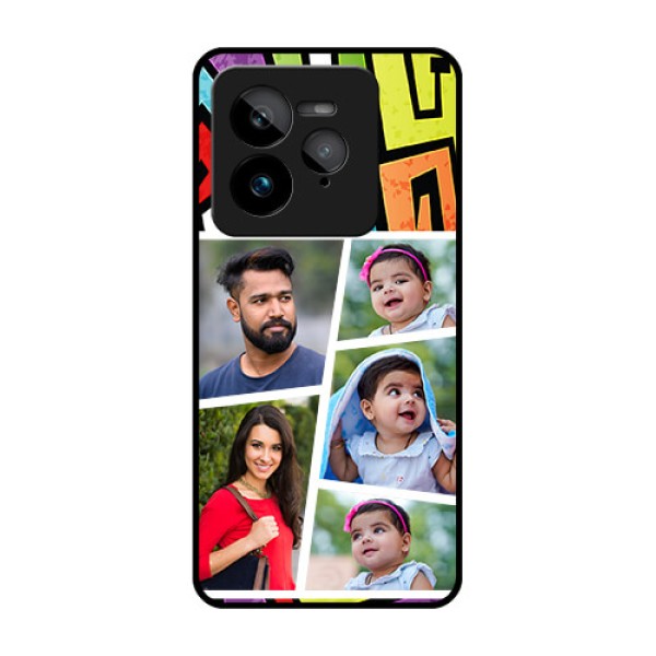 Realme GT 7 Pro Custom Glass Phone Case - Graffiti Pattern Design