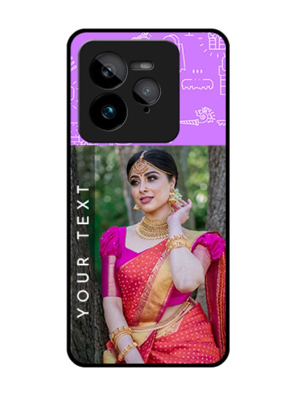 Custom Realme GT 7 Pro Custom Glass Phone Case - Birthday Icons Design