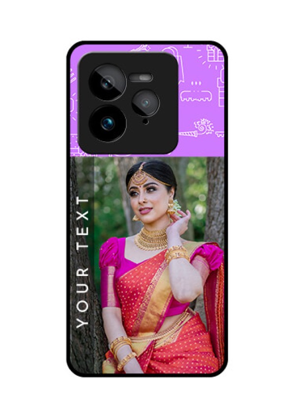 Realme GT 7 Pro Custom Glass Phone Case - Birthday Icons Design
